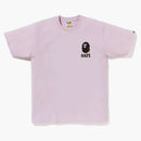 Bape Japan Culture Té con letras Purple