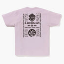 Bape Japan Culture Té con letras Purple