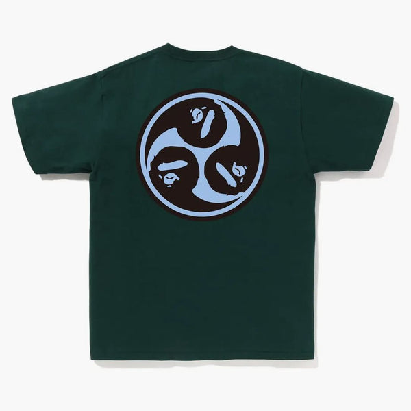 Bape Japan Culture Mitsudomoe Tea Green