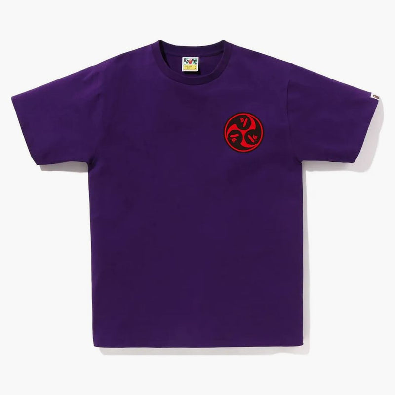 Bape Japan Culture Mitsudomoe Tea Purple