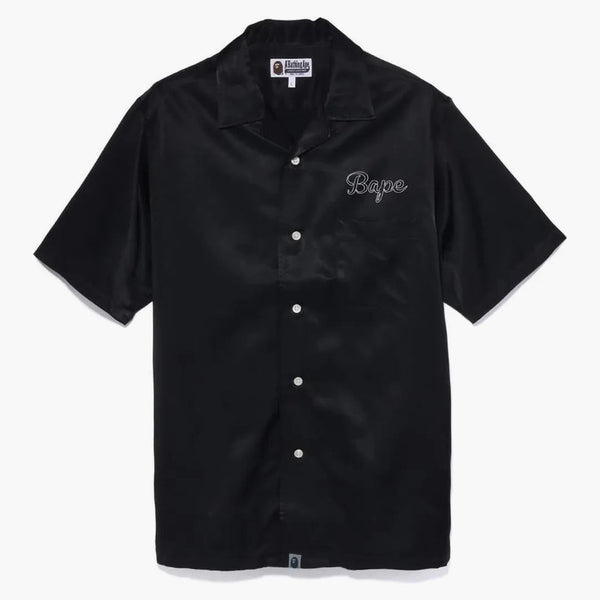 Bape Japan Culture Open Collar Shirt Black