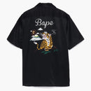 Bape Japan Culture Open Collar Shirt Black