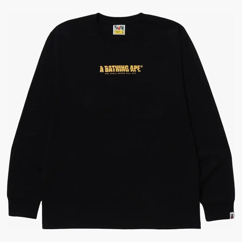 Bape Japan Culture Souvenir l/s tea black