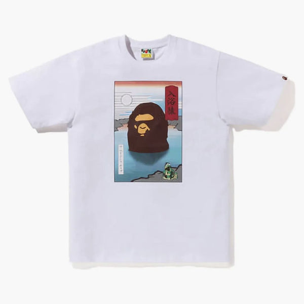 BAPE Giappone Esclusivo Giappone Souvenir #1 Tee White