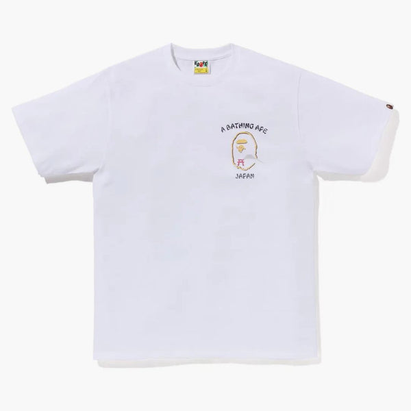 BAPE Giappone Esclusivo Giappone Souvenir #2 Tee White