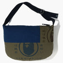 Bape Japan Graphic Furoshiki Bag Indigo Khaki