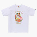 Bape Japanese Peony Tee White