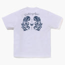 Bape Japanese Tattoo Logo Tee White