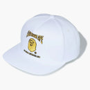 Bape Jewelry Snap Back Cap White