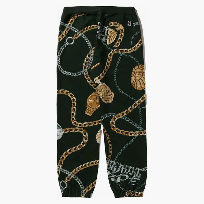 Bape Jewels Shark Shark Stoppant Green