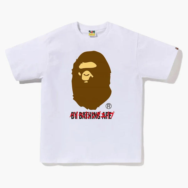 Bape Katakana koupáním lidoopů Tee White