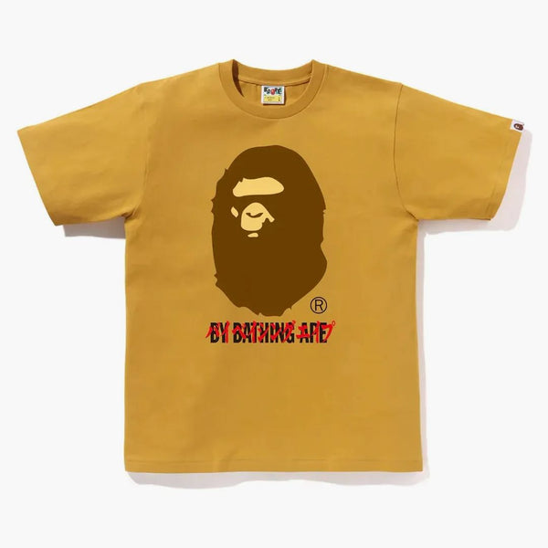 Bape Katakana koupáním opice Tee žluté