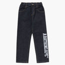Bape Kids 10oz Stretch Denim Tapered Pants Navy