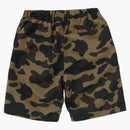 Bape Kids 1st Camo Shark Beach Shorts Green