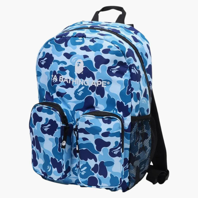 BAPE KIDS ABC camo daypack blu