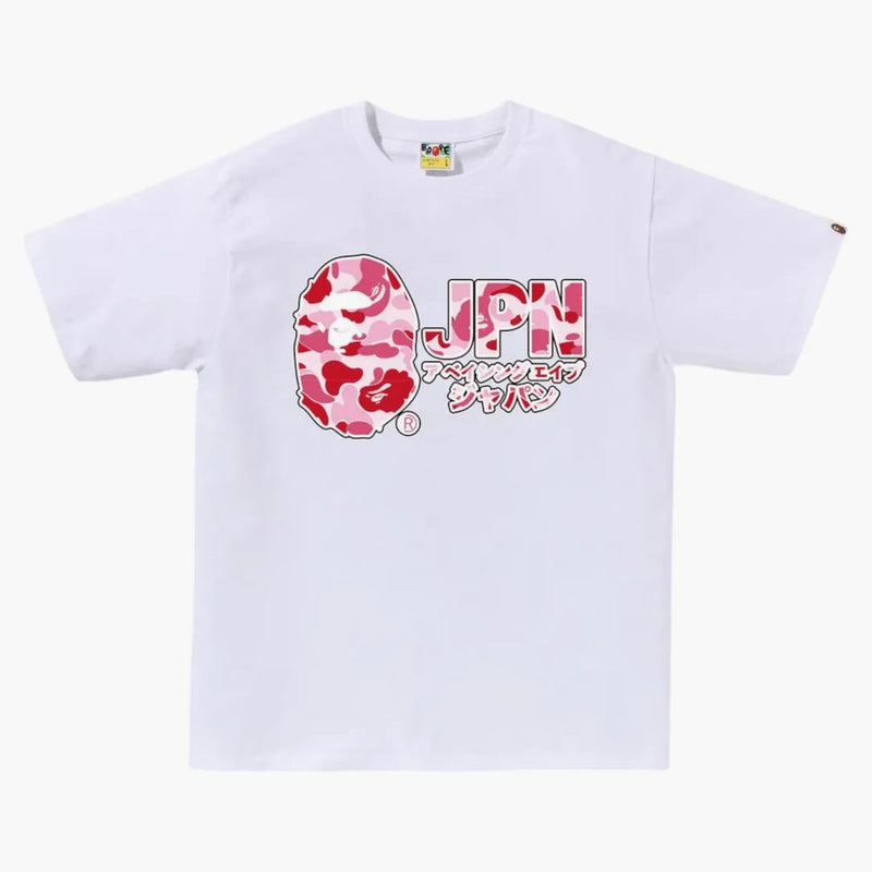 Bape Kids Abc Camo Jpn Katakana Tea White