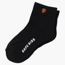 Bape Kids Baby Milo One Point Sock Black