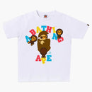 Bape Kids Colors College Milo Tea White