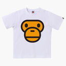 Bape Kids Milo Face Tank Tee White