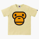 Bape Kids Milo Face Tank Tee Yellow