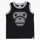 Bape Kids Milo Face Tank Top Black