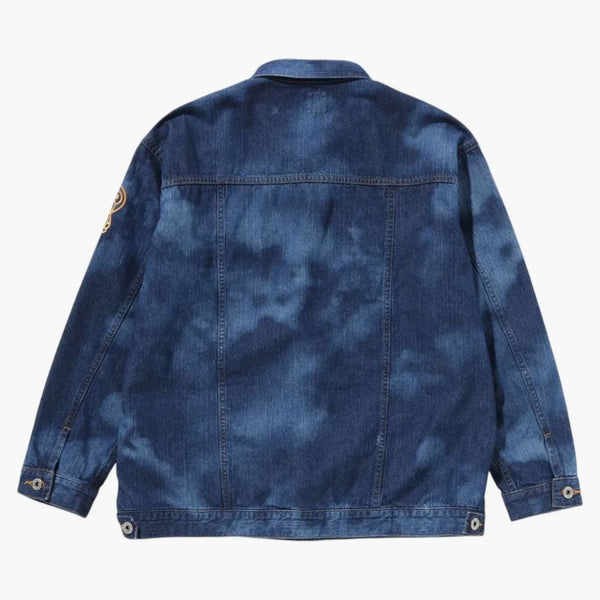 Bape Kids Milo High Tone Bleach Loose Fit 10oz Denim Jacket Multicolor
