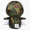 Bape Kids X ReadyMade Abc Camo Baby Milo Plush Doll (M) Army Green