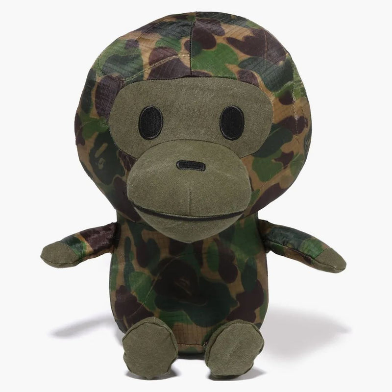 BApe Kids X Readymade ABC Camo Baby Milo Plush Doll (M) Army Green