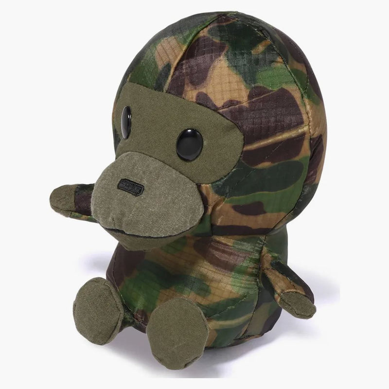 BApe Kids X Readymade ABC Camo Baby Milo Plush Doll (S) Army Green