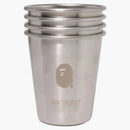 Bape Klean Canteen Steel Cup set Silver