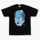 Bape Koinobori Waterfall Ape Head Tea Black