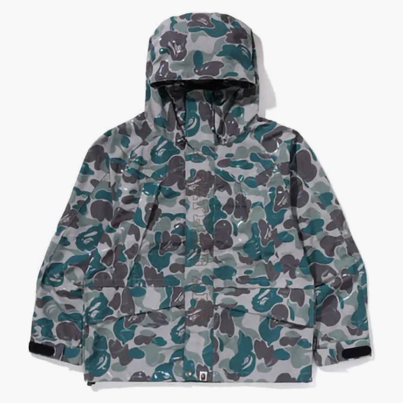 Bape Laminated Camo Snowboard Jacket Beige