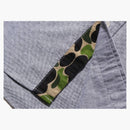 Bape Large Ape Head Oxford Bd Shirt Gray