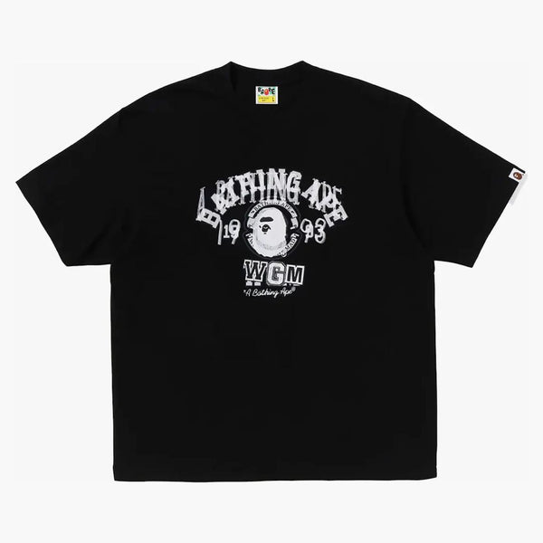 Bape vrstvená vysoká škola uvolněná fit čaj černá