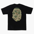 Bape Layered Line Camo Big Ape Head Tea Black/Beige
