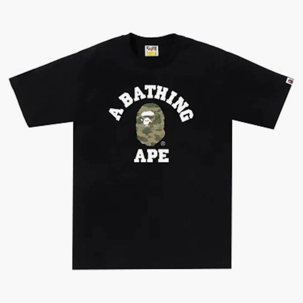 Bape layered line camo college tea black/beige