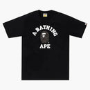 Bape Layered Line Camo College Tee Black/black