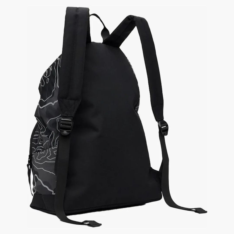 Bape Layered Line Camo Shark Day Pack Black