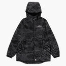 Bape Layered Line Camo Shell Jacket Black