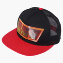 Bape lenticular emblem mesh cap black
