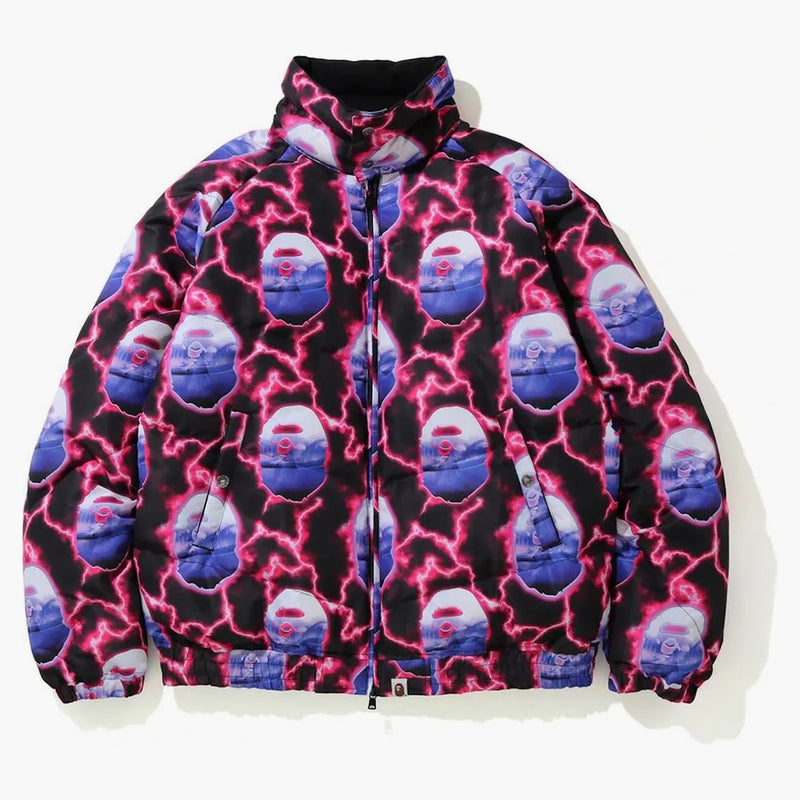 Bape Lightening Down Jacket Black