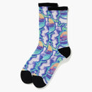 Bape Lightning Socks Blue