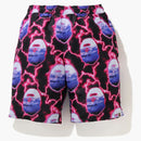 Bape Lightning Track Shorts Black