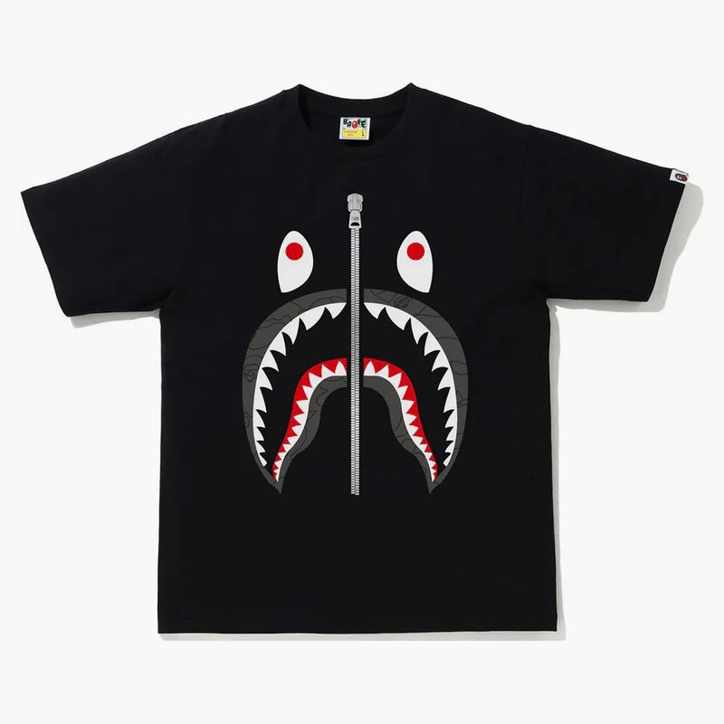 BAPE LINE 1 ° camo squalo tè nero/nero