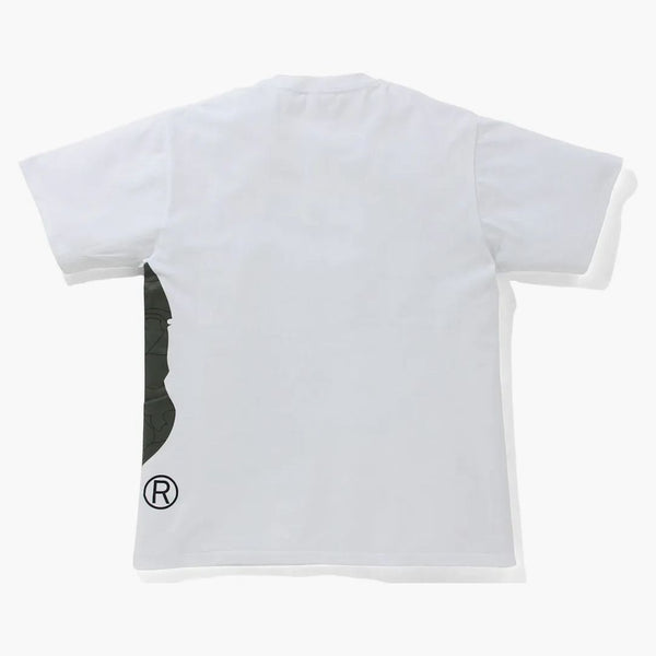 Bape Line 1st Camo Side Big Ape Head Tee White/Black