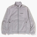 Bape Line Camo Jacquard Bathing Ape Logo Relaxed Fit Track Jacket Silver