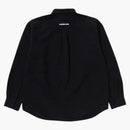 Bape Line Camo Jacquard Oxford L/S Shirt Black