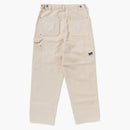 Bape Line Camo Patch Denim Double Knee Work Pants Ivory