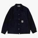 Bape Line Camo Patch Work Jacket Indigo