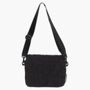 Bape Line Camo Quilted Shoulder Bag Black